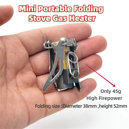 Titanium Mini Camping Gas Burners